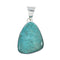 Native American Navajo Sterling Silver And Turquoise Pendant AX129312